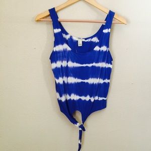 Forever 21 Tie Dye Crop Tank Top